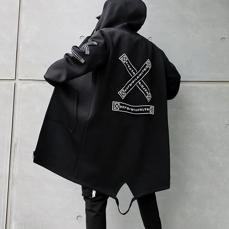 Men's Hooded over Coat