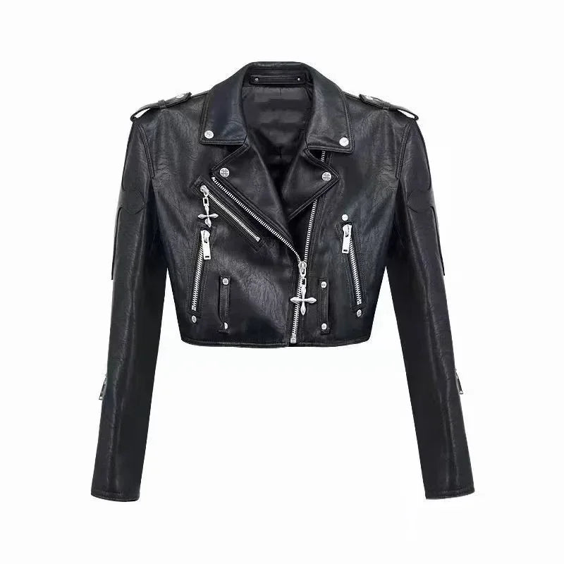 Women's Gothic Leather Jacket