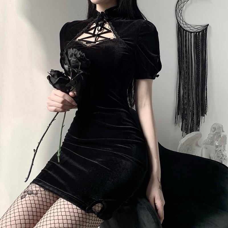 Retro Gothic Dress